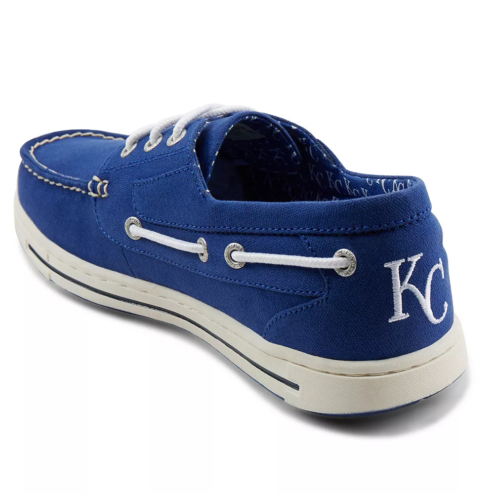 Men's Eastland Kansas City Royals Adventure Boat Shoes 2 Men's Eastland Kansas City Royals Adventure Boat Shoes - Image 2