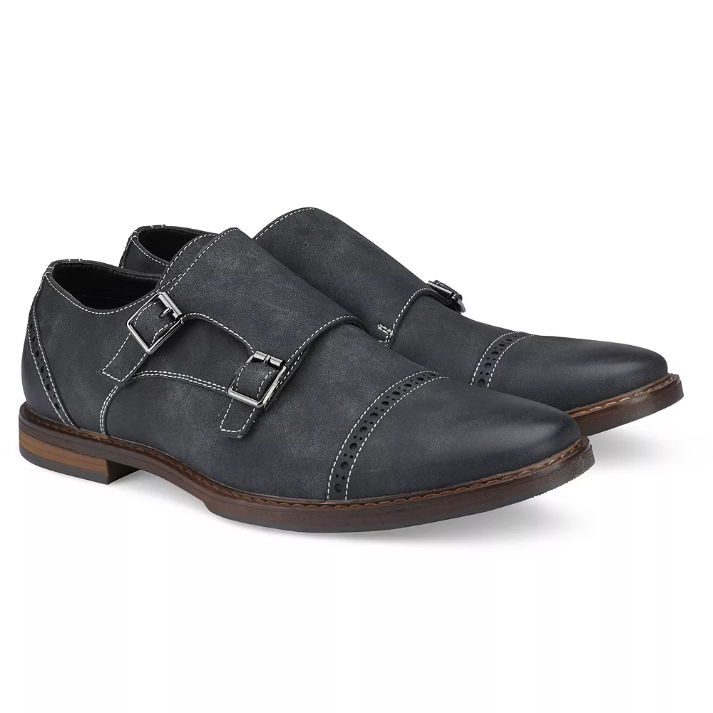 Xray Kraftig Men's Monk Strap Dress Shoes 6 Xray Kraftig Men's Monk Strap Dress Shoes - Image 6