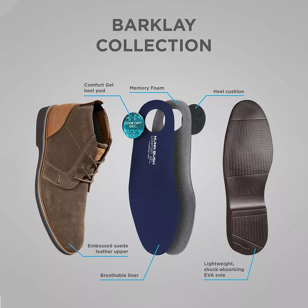 Nunn Bush® Barklay Men's Plain Toe Oxford Shoes 6 Nunn Bush® Barklay Men's Plain Toe Oxford Shoes - Image 6