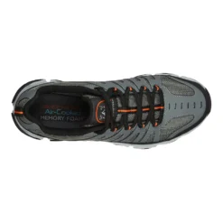 Skechers® Relaxed Fit Crossbar Men's Water-Resistant Trail Walking Shoes -Male Shoes Store 3796253 ALT4