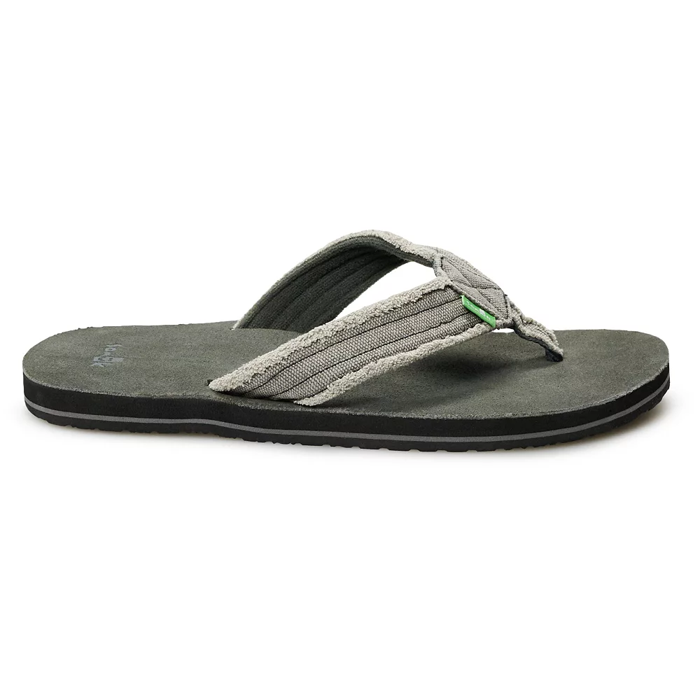 Sanuk Fraid Not Men's Flip Flop Sandals 2 Sanuk Fraid Not Men's Flip Flop Sandals - Image 2