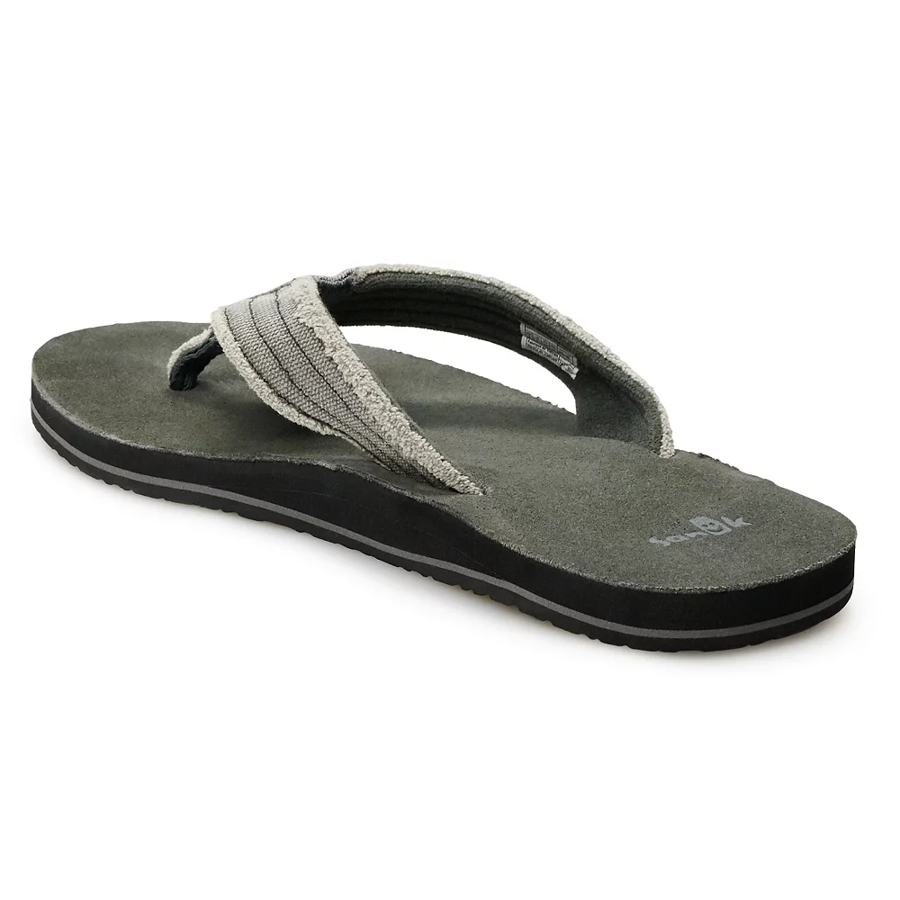 Sanuk Fraid Not Men's Flip Flop Sandals 3 Sanuk Fraid Not Men's Flip Flop Sandals - Image 3