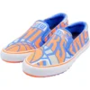 Men's Blue New York Knicks Slip-On Canvas Shoes