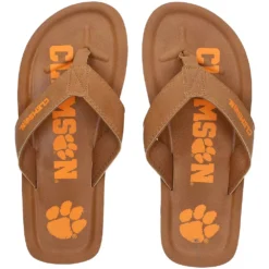 Men's Clemson Tigers Color Pop Flip Flop Sandals