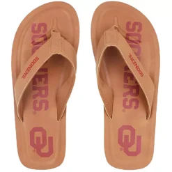 Men's Oklahoma Sooners Color Pop Flip Flop Sandals