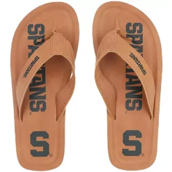 Men's Michigan State Spartans Color Pop Flip Flop Sandals