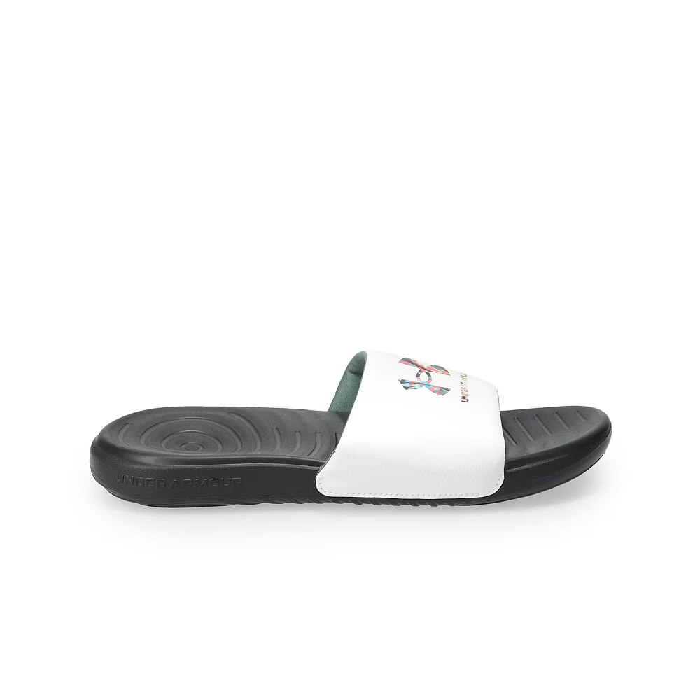 Under Armour Ansa Graphic Logo Men's Slide Sandals 2 Under Armour Ansa Graphic Logo Men's Slide Sandals - Image 2