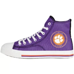 Men's FOCO Clemson Tigers High Top Canvas Sneakers