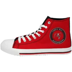 Men's FOCO Tampa Bay Buccaneers High Top Canvas Sneakers 5 Men's FOCO Tampa Bay Buccaneers High Top Canvas Sneakers -Male Shoes Store 4768268 ALT2