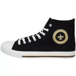 Men's FOCO New Orleans Saints High Top Canvas Sneakers -Male Shoes Store 4769367 ALT2
