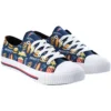 Men's FOCO New England Patriots Food Print Low Top Canvas Sneakers