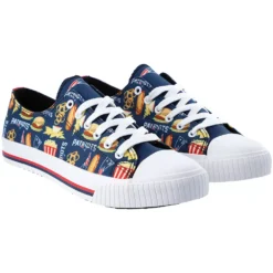 Men's FOCO New England Patriots Food Print Low Top Canvas Sneakers