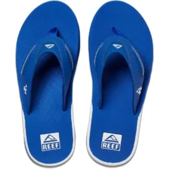 Men's REEF Los Angeles Dodgers Fanning Bottle Opener Sandals -Male Shoes Store 5006902 ALT2