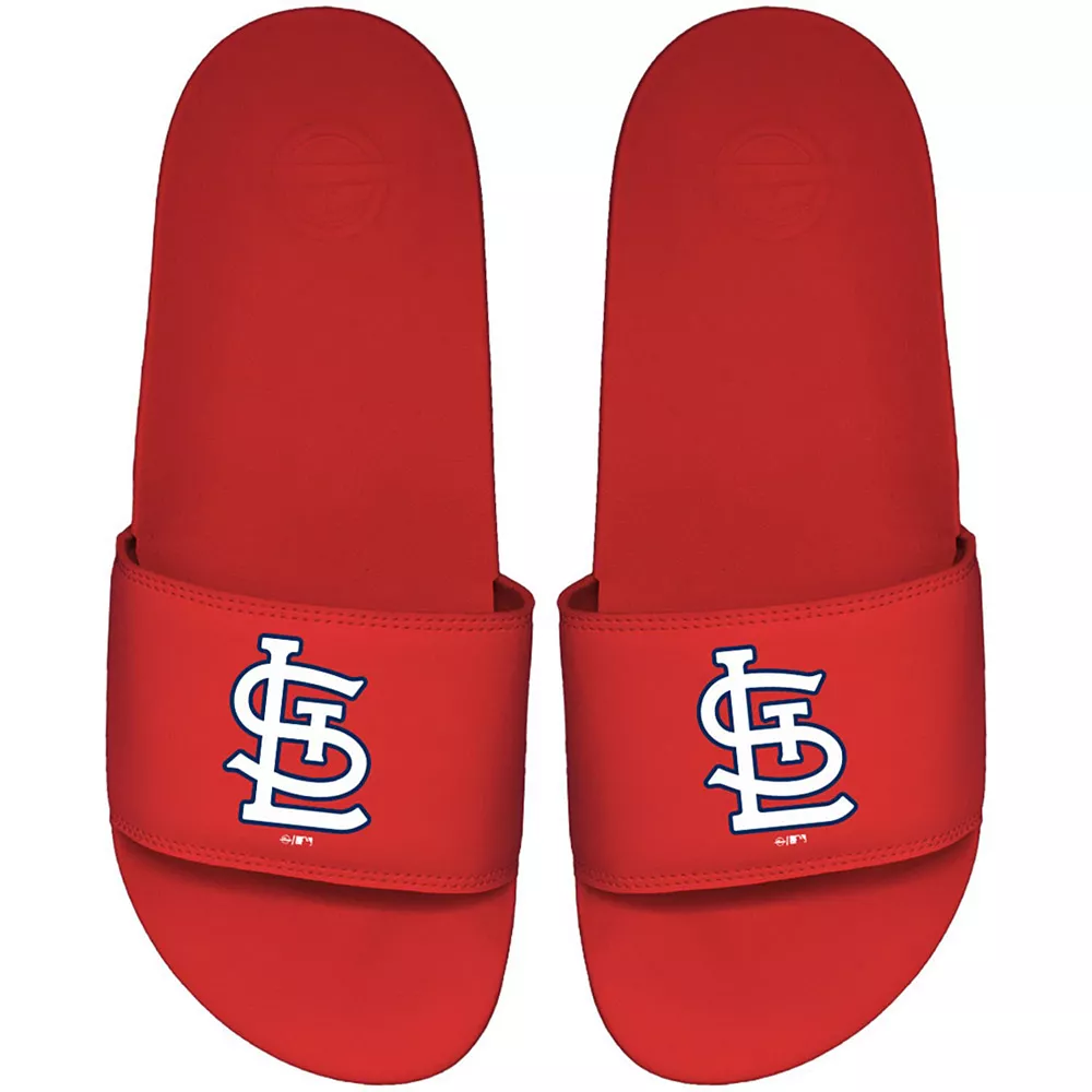 Men's ISlide Red St. Louis Cardinals Primary Motto Slide Sandals 2 Men's ISlide Red St. Louis Cardinals Primary Motto Slide Sandals - Image 2