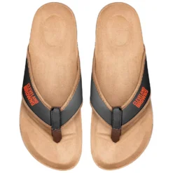Men's FOCO Cleveland Browns Cork Flip Flops