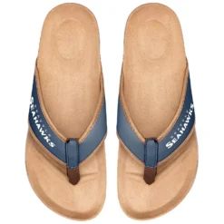 Men's FOCO Seattle Seahawks Cork Flip Flops