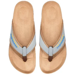 Men's FOCO Los Angeles Chargers Cork Flip Flops