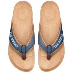 Men's FOCO North Carolina Tar Heels Cork Flip Flops