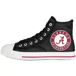 Men's FOCO Alabama Crimson Tide Big Logo High Top Canvas Shoes