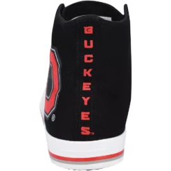 Men's FOCO Ohio State Buckeyes Big Logo High Top Canvas Shoes -Male Shoes Store 5375687 ALT3
