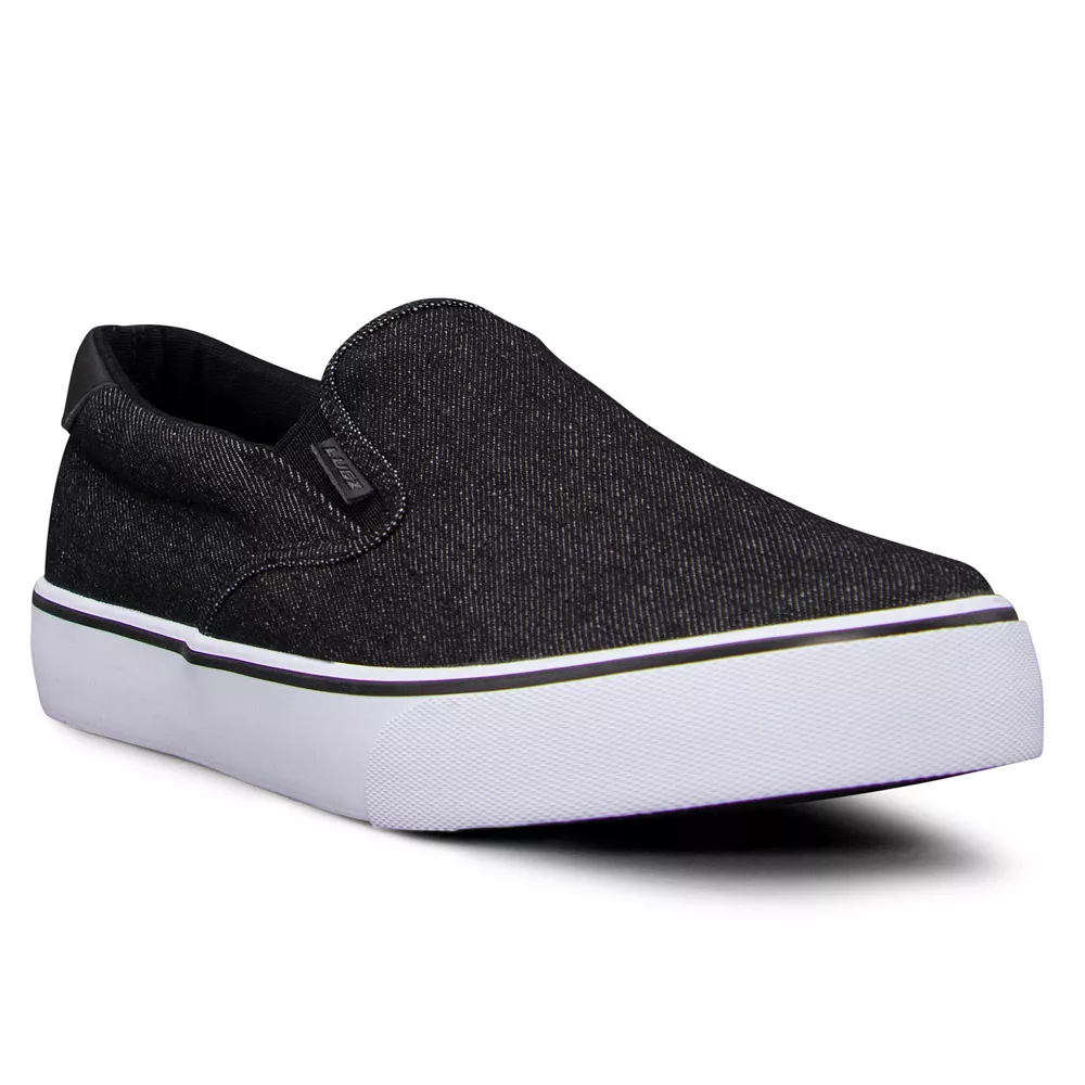 Lugz Clipper Denim Men's Slip-On Shoes 1 Lugz Clipper Denim Men's Slip-On Shoes