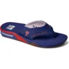 Men's REEF Philadelphia Phillies Fanning Bottle Opener Sandals