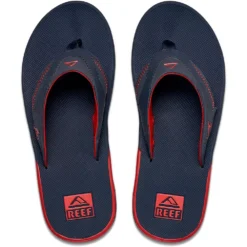 Men's REEF Atlanta Braves Fanning Bottle Opener Sandals -Male Shoes Store 5695358 ALT2