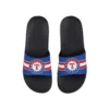 FOCO Texas Rangers Stripe Raised Slide Sandals
