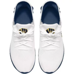 Men's FOCO Milwaukee Brewers Gradient Sole Knit Sneakers -Male Shoes Store 5767425 ALT3