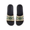 FOCO Milwaukee Bucks Stripe Raised Slide Sandals