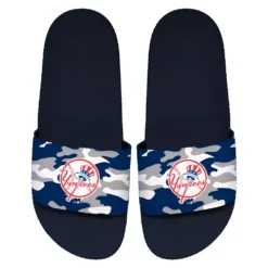 Men's ISlide New York Yankees Camo Motto Slide Sandals
