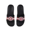 FOCO Indiana Hoosiers Stripe Raised Slide Sandals