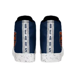 Men's FOCO Chicago Bears Paint Splatter High Top Sneakers -Male Shoes Store 5821392 ALT3