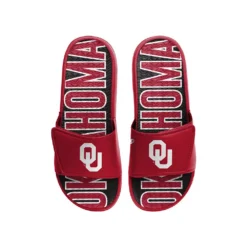 Men's FOCO Oklahoma Sooners Logo Gel Slide Sandals