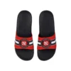 FOCO Nebraska Huskers Stripe Raised Slide Sandals