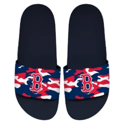 Men's ISlide Boston Red Sox Camo Motto Slide Sandals
