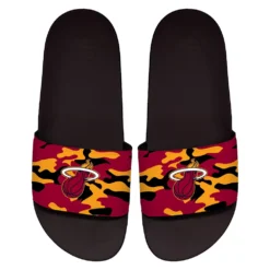 Men's ISlide Miami Heat Camo Motto Slide Sandals