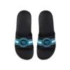 FOCO Jacksonville Jaguars Stripe Raised Slide Sandals