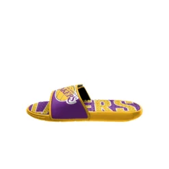 Men's FOCO Los Angeles Lakers Logo Gel Slide Sandals -Male Shoes Store 5824677 ALT2
