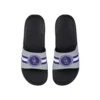 FOCO Colorado Rockies Stripe Raised Slide Sandals