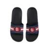 FOCO St. Louis Cardinals Stripe Raised Slide Sandals