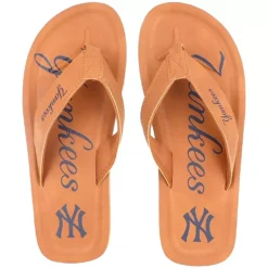 Men's FOCO New York Yankees Color Pop Flip Flop Sandals