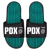 ISlide Black Portland Trail Blazers 2022/23 City Edition Gel Slide Sandals